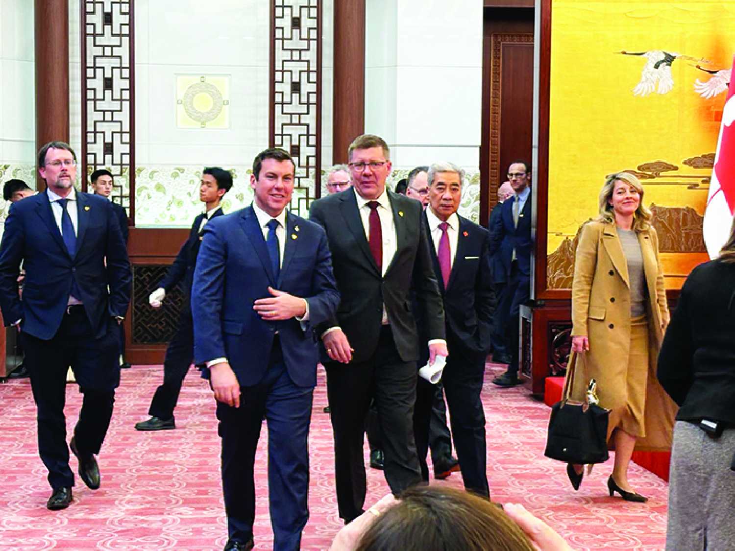 Scott Moe during the trade mission to China.